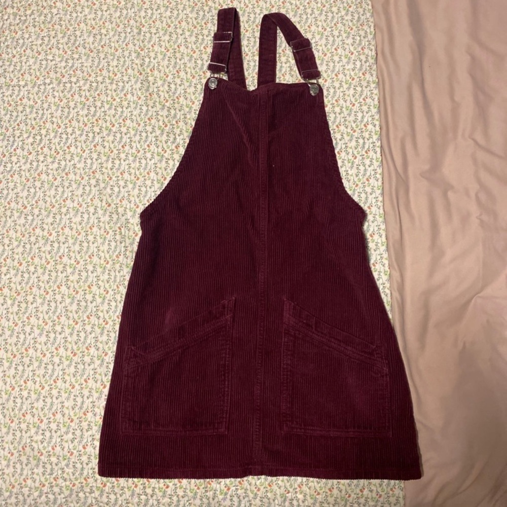 Super cute maroon corderoy dress size 2